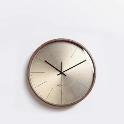 Staunton And Henry Gold Bauhaus Style Wall Clock Wall Decor