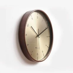 Staunton And Henry Gold Bauhaus Style Wall Clock Wall Decor