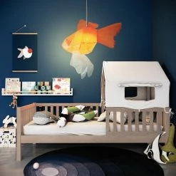 Staunton And Henry Goldfish Origami Ceiling Light