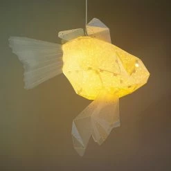 Staunton And Henry Goldfish Origami Ceiling Light