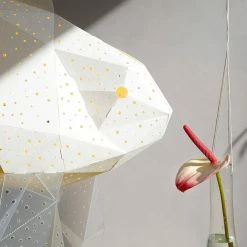 Staunton And Henry Goldfish Origami Ceiling Light