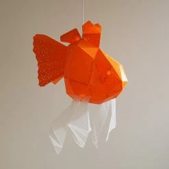 Staunton And Henry Goldfish Origami Ceiling Light