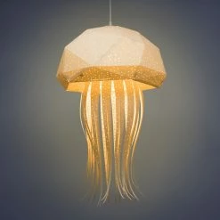 Staunton And Henry Jelly Fish Origami Ceiling Light