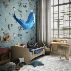 Staunton And Henry Whale Origami Ceiling Light