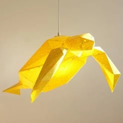 Staunton And Henry Lighting Sea Turtle Origami Ceiling Light