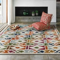Staunton And Henry Rugs Joseph Colorful Wool Rug