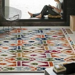 Staunton And Henry Rugs Joseph Colorful Wool Rug