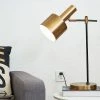 Staunton And Henry Vera Modern Black And Gold Desk Lamp Lighting