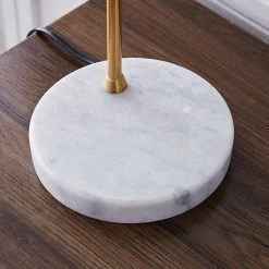 Staunton And Henry Lily Nordic Marble And Gold Table Lamp Lighting