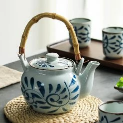 Staunton And Henry Akari Blue And White Japanese Tea Set