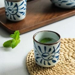 Staunton And Henry Akari Blue And White Japanese Tea Set