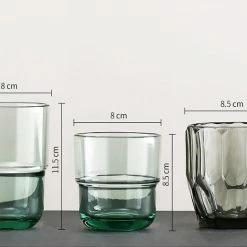 Staunton And Henry Amaro Bottle Green Bathroom Accessory Set Eclectic