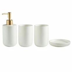Staunton And Henry Classic Modern Bathroom Accessory Set