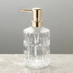 Staunton And Henry Modern Vintage Glass Soap Dispenser Eclectic