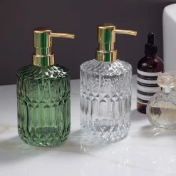 Staunton And Henry Modern Vintage Glass Soap Dispenser Eclectic