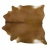 Staunton And Henry Pergamino Solid Brown Cowhide Rug