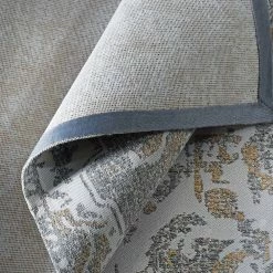 Staunton And Henry Tiberias Modern Grey And Beige Persian Rug