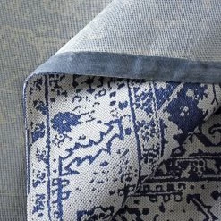 Staunton And Henry Rugs Zohreh Modern Blue And White Persian Rug