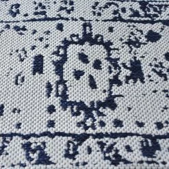 Staunton And Henry Rugs Zohreh Modern Blue And White Persian Rug