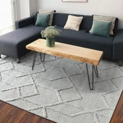 Staunton And Henry Olso Modern Cream Rug