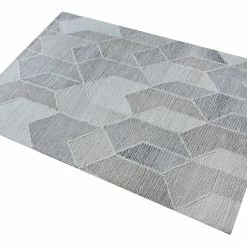 Staunton And Henry Alika Modern Grey Wool Rug Rugs