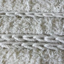 Staunton And Henry Snowden White Wool Rug Rugs