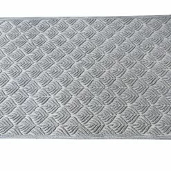 Staunton And Henry Votive Textured Grey Wool Rug