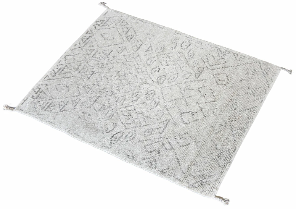 Staunton And Henry Enpei Modern White Tribal Rug Rugs