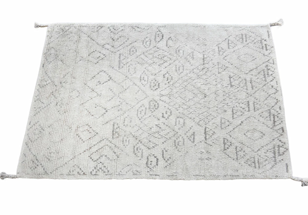 Staunton And Henry Enpei Modern White Tribal Rug Rugs