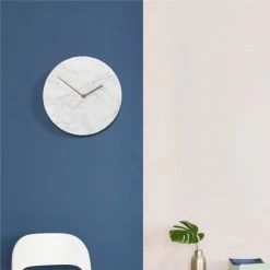 Staunton And Henry Wall Decor Minimalist Marble Wall Clock