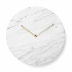 Staunton And Henry Wall Decor Minimalist Marble Wall Clock