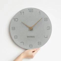 Staunton And Henry Grey Nordic Wall Clock Wall Decor