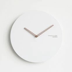 Staunton And Henry Wall Decor White Nordic Wall Clock
