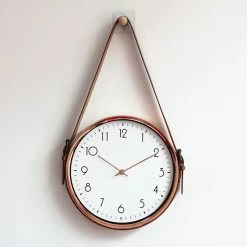 Staunton And Henry Copper Hanging Wall Clock