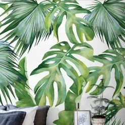 Staunton And Henry Wall Decor Jungle Palm Leaves Wallpaper