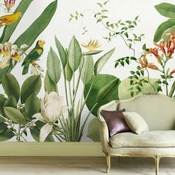 Staunton And Henry Wall Decor Birds Of Paradise Tropical Wall Mural