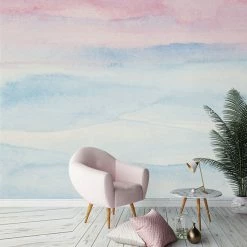 Staunton And Henry Pastel Sunrise Wall Mural Wall Decor