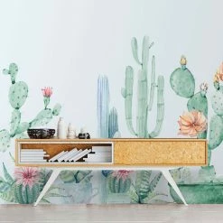 Staunton And Henry Collection Of Cactus Wall Mural Wall Decor