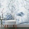 Staunton And Henry Blue Oriental Wall Mural Wall Decor