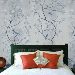 Staunton And Henry Blue Oriental Wall Mural Wall Decor