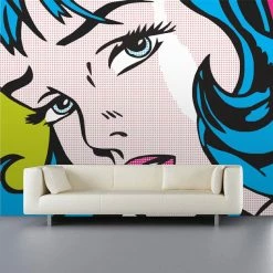 Staunton And Henry Retro Comic Wall Mural