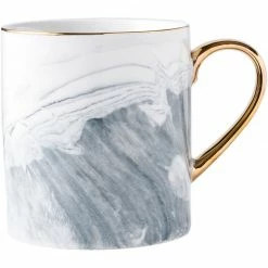 Staunton And Henry Marble And Gold Coffee Mug