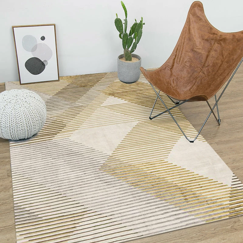Staunton And Henry Rugs Nordic Yellow And Grey Rug