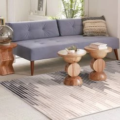 Staunton And Henry Atsila Modern Grey And White Tribal Rug Rugs