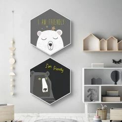 Staunton And Henry Hexagonal Framed Kids Room Prints
