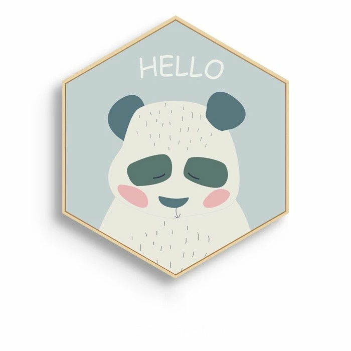 Staunton And Henry Hexagonal Framed Kids Room Prints