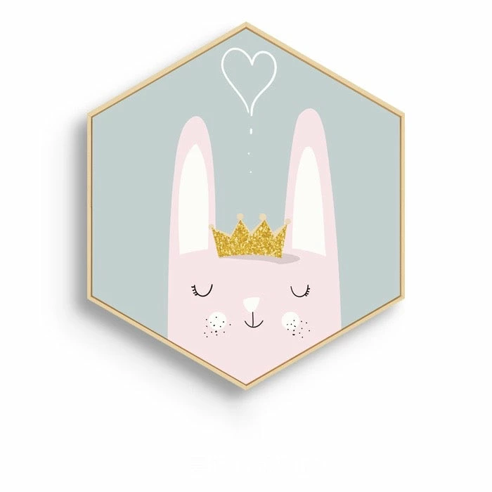 Staunton And Henry Hexagonal Framed Kids Room Prints