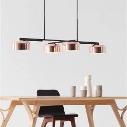 Staunton And Henry Modern Copper Island Pendant Light