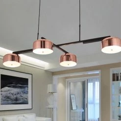 Staunton And Henry Modern Copper Island Pendant Light