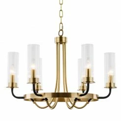 Staunton And Henry Elegant Modern Gold Chandelier Lighting